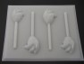 3547 Heart Organ Chocolate or Hard Candy Lollipop Mold